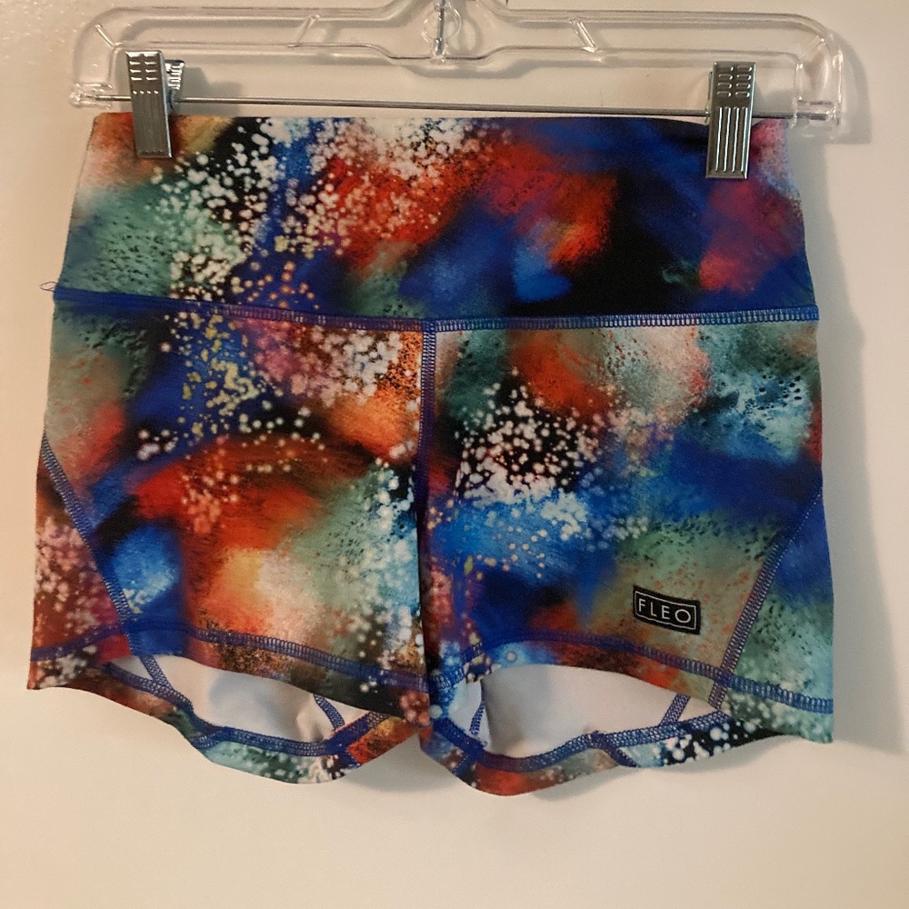 Fleo shorts very colorful and fun in size small